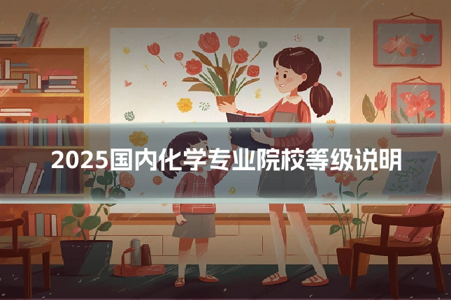 2025国内化学专业院校等级说明