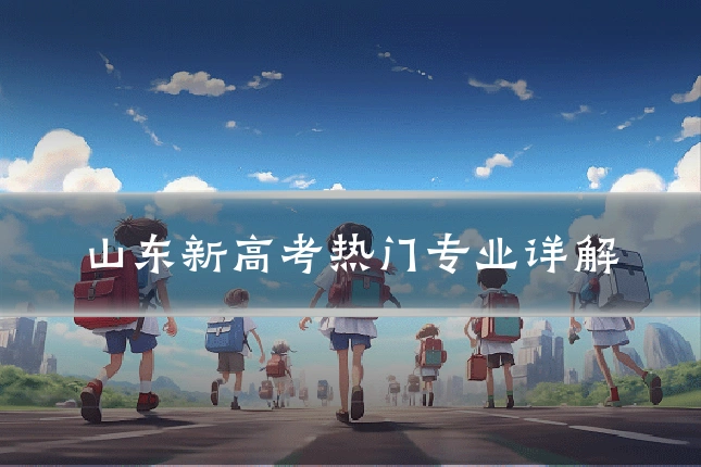 山东新高考热门专业详解