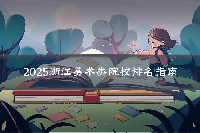 2025浙江美术类院校排名指南
