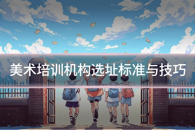 美术培训机构选址标准与技巧