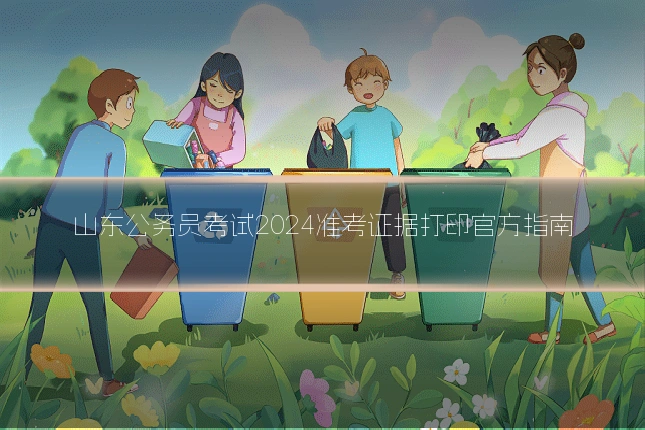 山东公务员考试2024准考证据打印官方指南