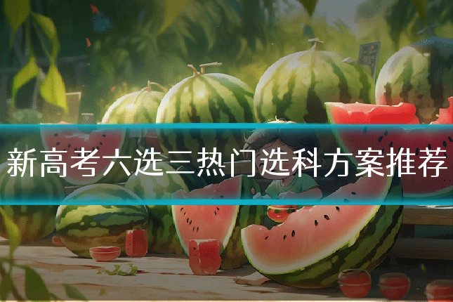新高考六选三热门选科方案推荐