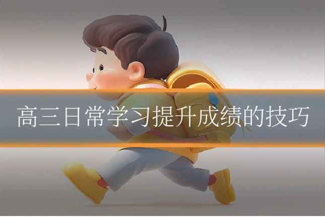 高三日常学习提升成绩的技巧