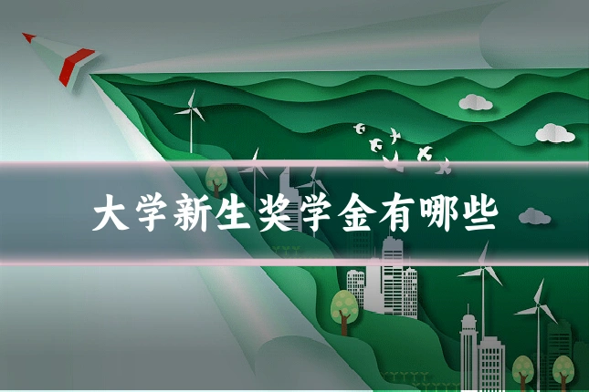 大学新生奖学金有哪些