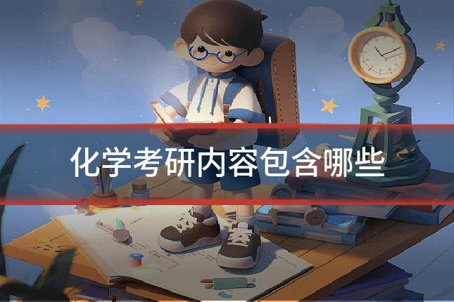 化学考研内容包含哪些