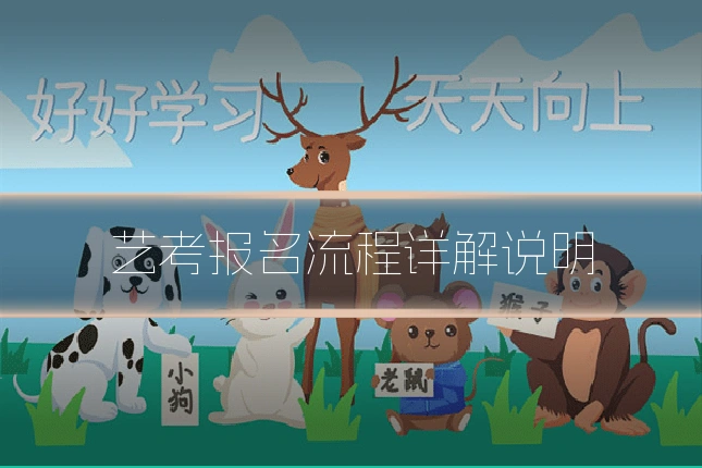 艺考报名流程详解说明