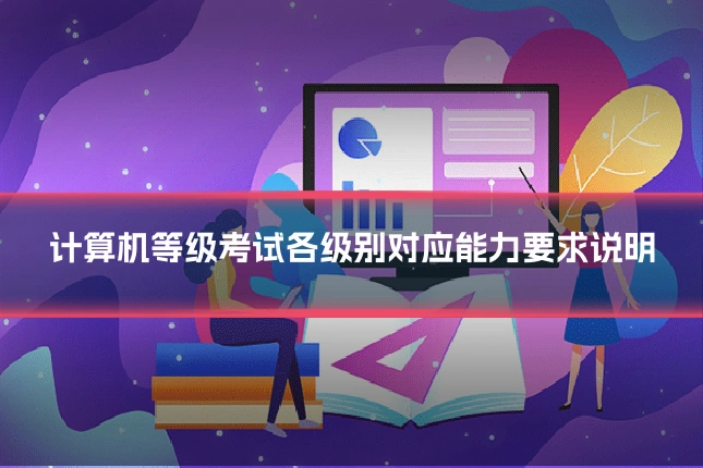 计算机等级考试各级别对应能力要求说明
