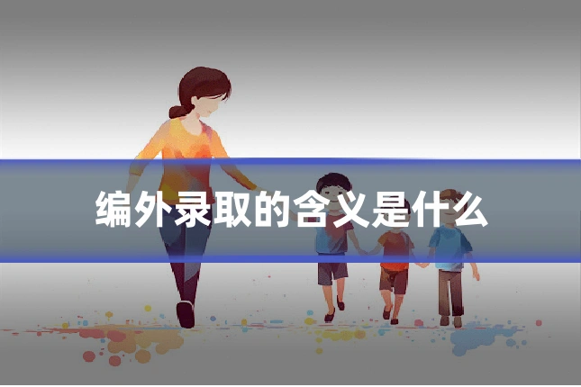 编外录取的含义是什么