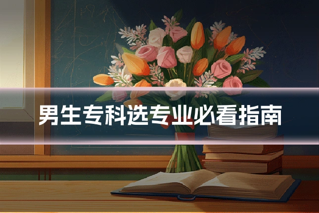 男生专科选专业必看指南