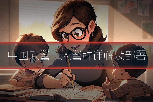 中国武警三大警种详解及部署