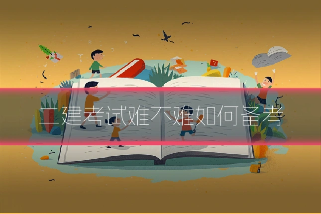 二建考试难不难如何备考