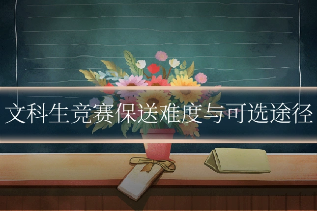 文科生竞赛保送难度与可选途径