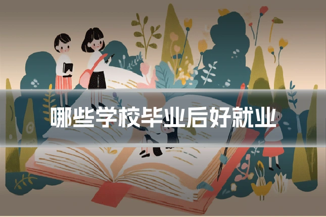 哪些学校毕业后好就业