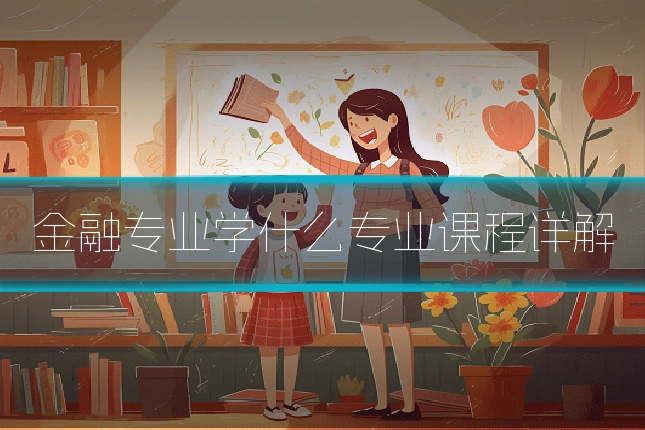 金融专业学什么专业课程详解