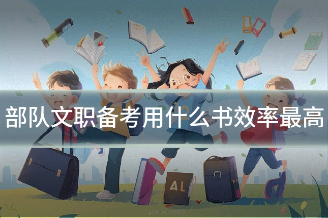 部队文职备考用什么书效率最高