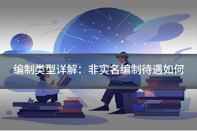编制类型详解：非实名编制待遇如何