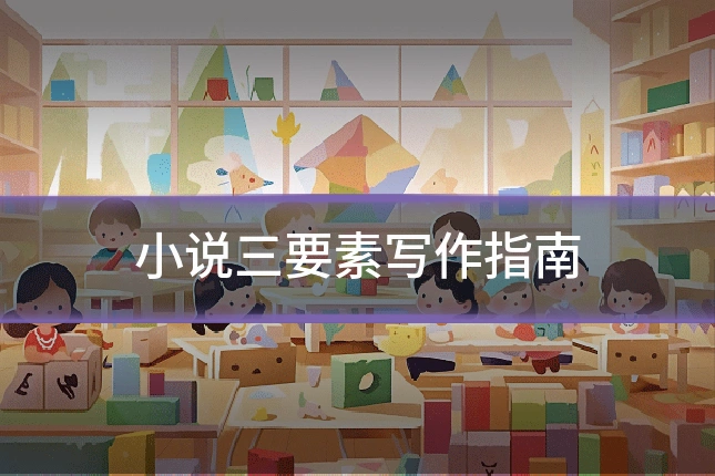 小说三要素写作指南
