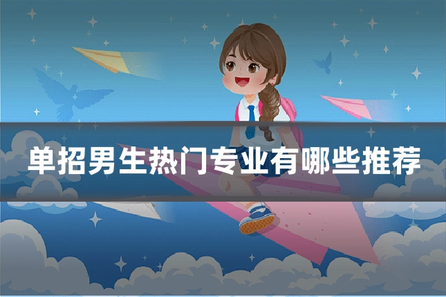 单招男生热门专业有哪些推荐