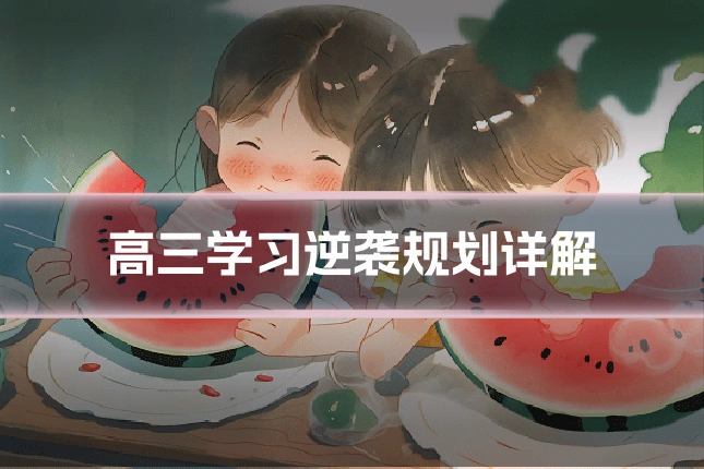 高三学习逆袭规划详解
