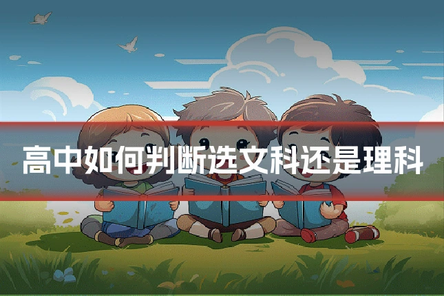 高中如何判断选文科还是理科