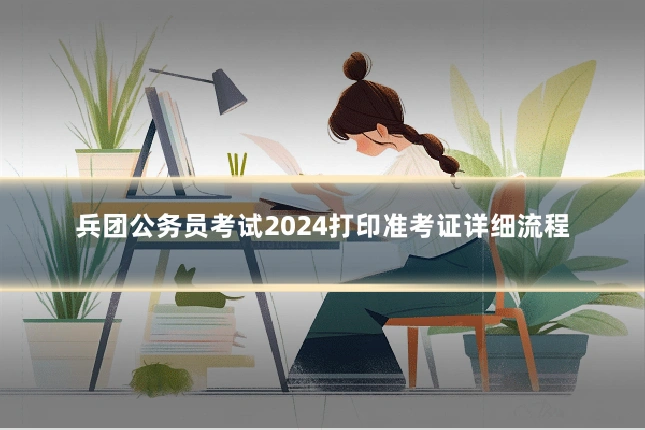 兵团公务员考试2024打印准考证详细流程