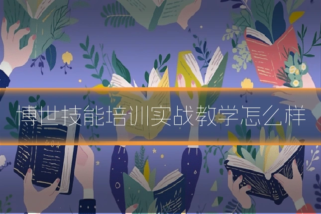 博世技能培训实战教学怎么样