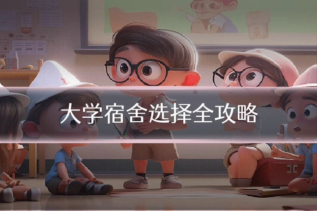大学宿舍选择全攻略