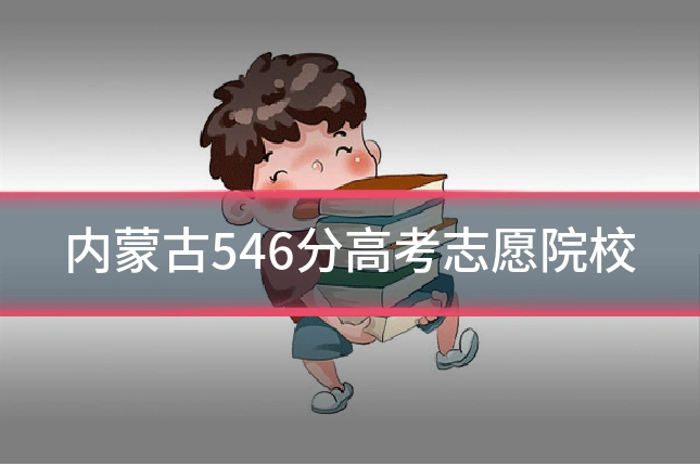 内蒙古546分高考志愿院校