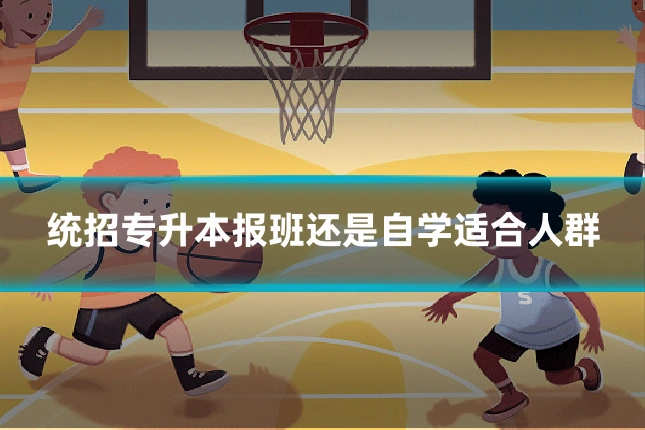 统招专升本报班还是自学适合人群