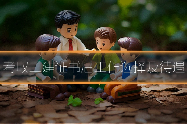 考取二建证书后工作选择及待遇