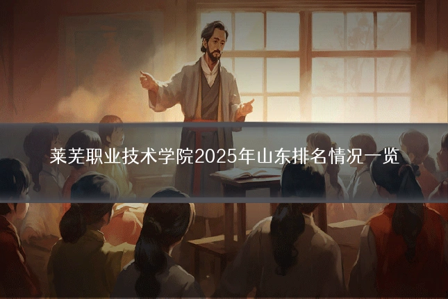 莱芜职业技术学院2025年山东排名情况一览