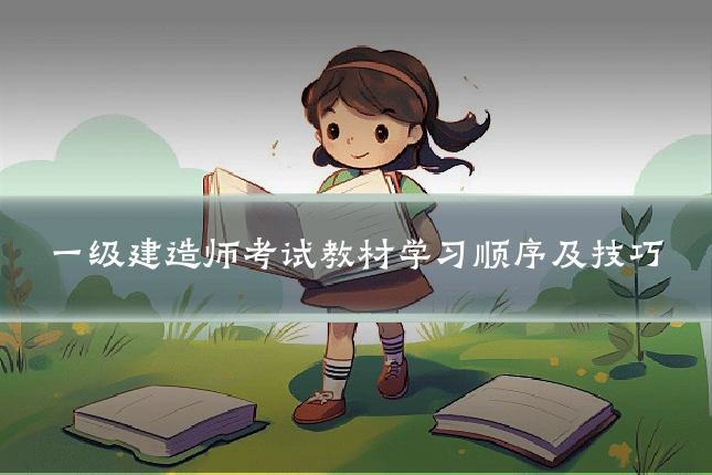 一级建造师考试教材学习顺序及技巧