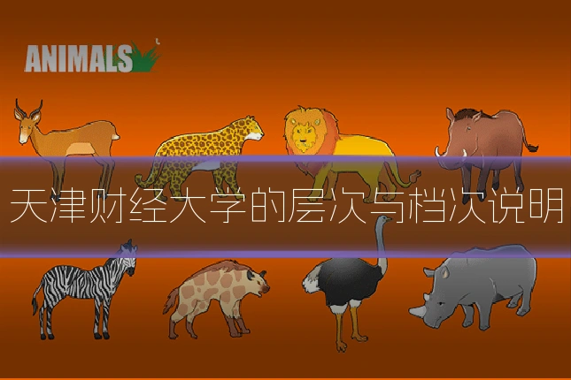 天津财经大学的层次与档次说明