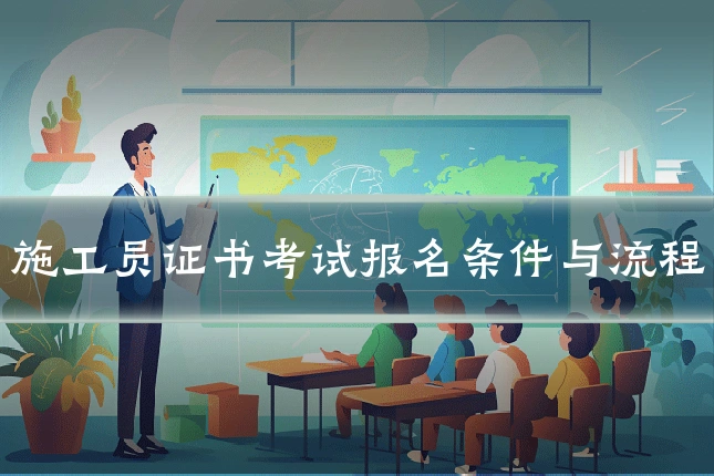 施工员证书考试报名条件与流程