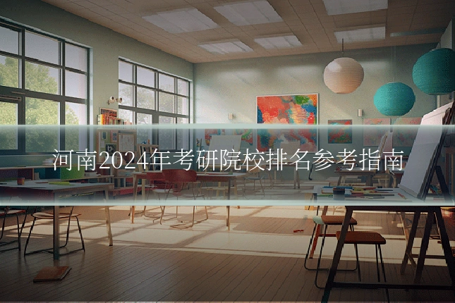 河南2024年考研院校排名参考指南