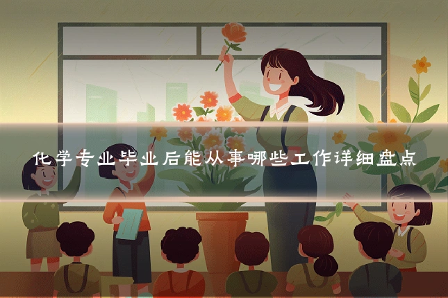 化学专业毕业后能从事哪些工作详细盘点