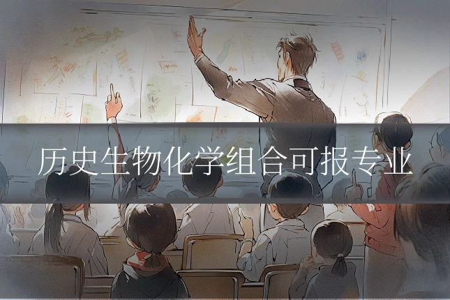 历史生物化学组合可报专业