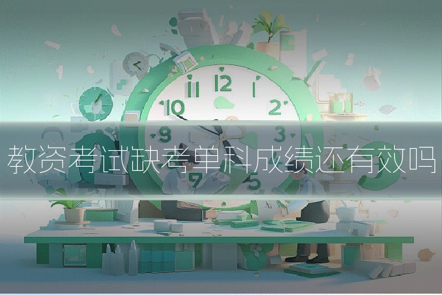 教资考试缺考单科成绩还有效吗