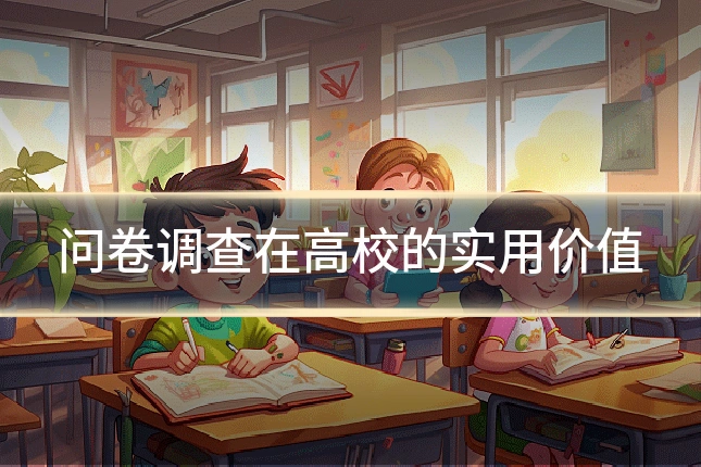 问卷调查在高校的实用价值