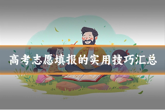 高考志愿填报的实用技巧汇总