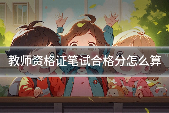 教师资格证笔试合格分怎么算