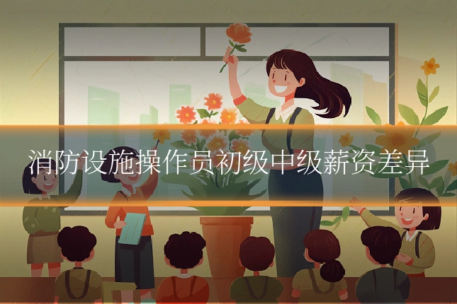 消防设施操作员初级中级薪资差异