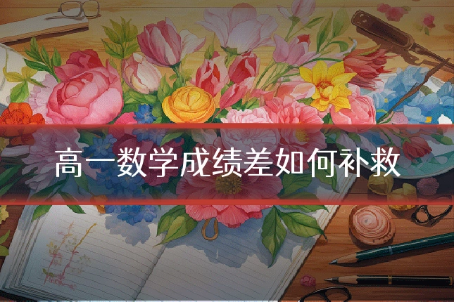 高一数学成绩差如何补救