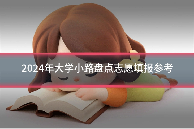 2024年大学小路盘点志愿填报参考