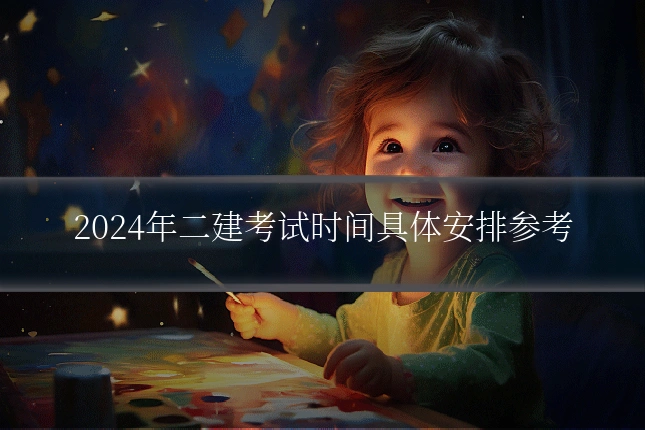 2024年二建考试时间具体安排参考