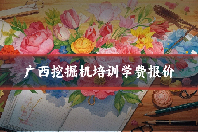 广西挖掘机培训学费报价