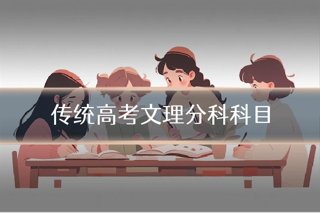 传统高考文理分科科目