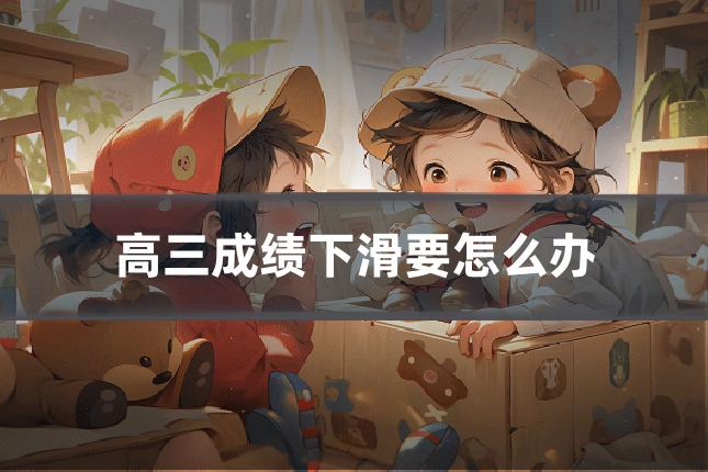 高三成绩下滑要怎么办