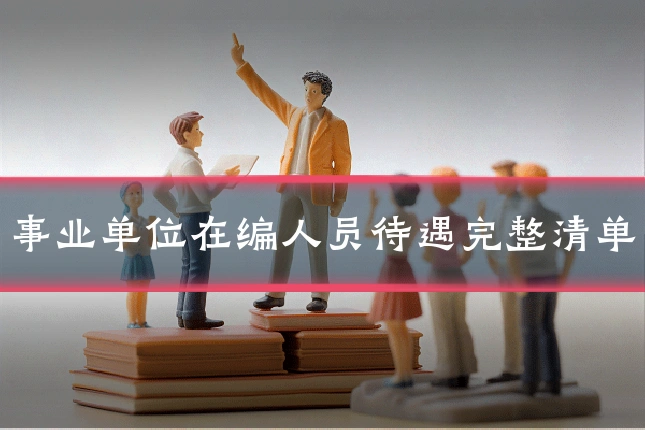 事业单位在编人员待遇完整清单