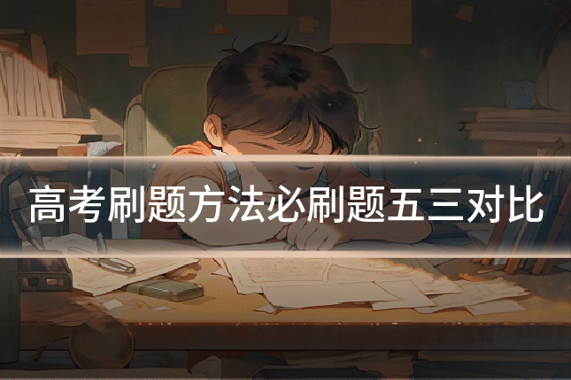 高考刷题方法必刷题五三对比
